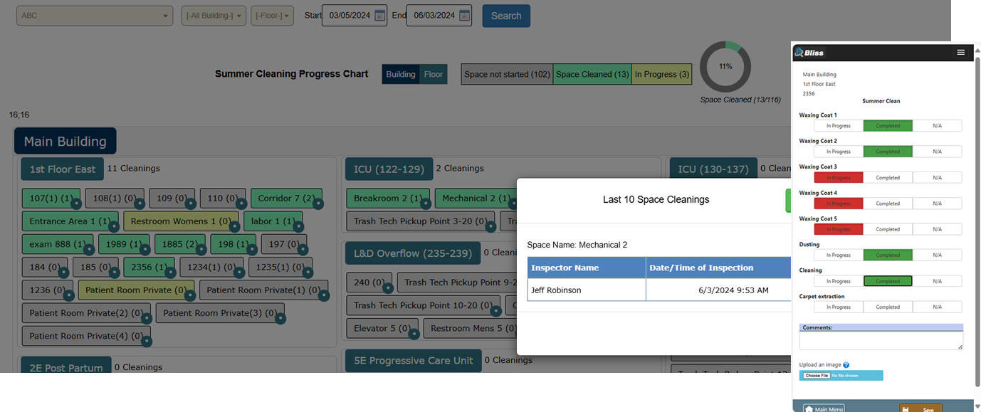 Summer Clean Progress module