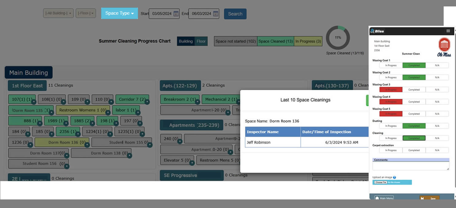 Summer Clean Progress module