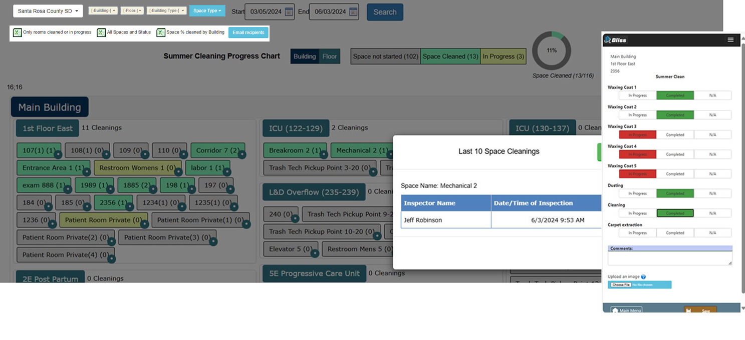 Summer Clean Progress module
